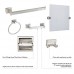 Design House 534628 Millbridge 4-Piece Bathroom Kit  Polished Chrome Finish - B000IJTDMY